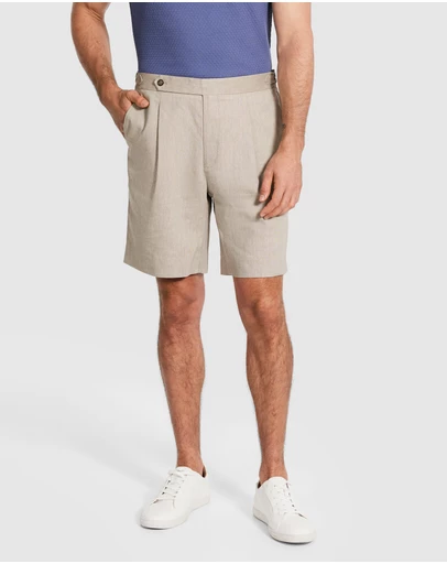 Tarocash - Marvel Pleat Linen Short