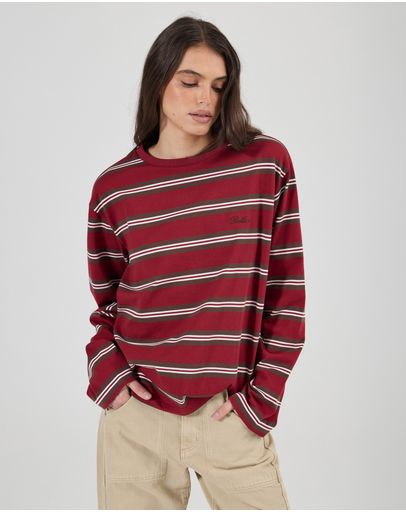 Burgundy Stripe