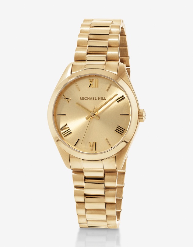 Michael Hill - Ladies' 32.5mm Dress Watch in Gold-Tone Stainless Steel