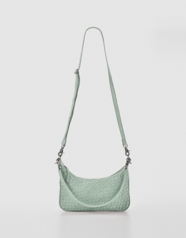Cobb & Co - Hughes Woven Leather Shoulder Bag