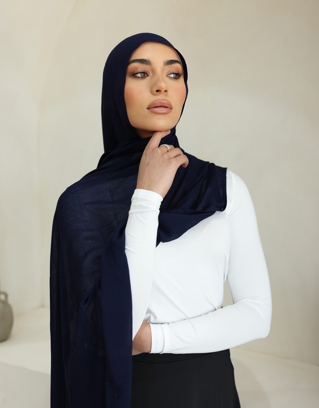 Mod Squad - Double Stitch Hijab- Ink