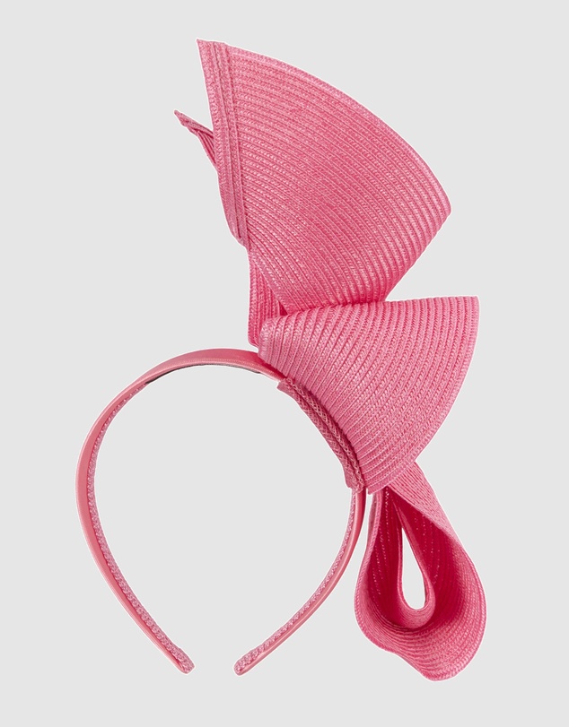 Max Alexander - Tall Hot Pink Racing Fascinator