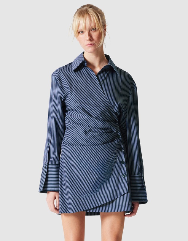 & Other Stories - Wrap Shirt Mini Dress
