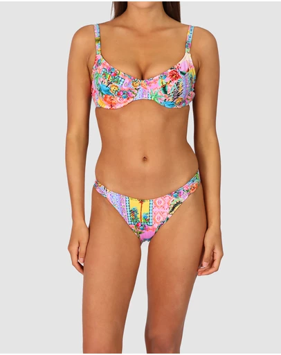 Baku Swimwear - Sardinia Soft Side Cheeky Bikini Bottom