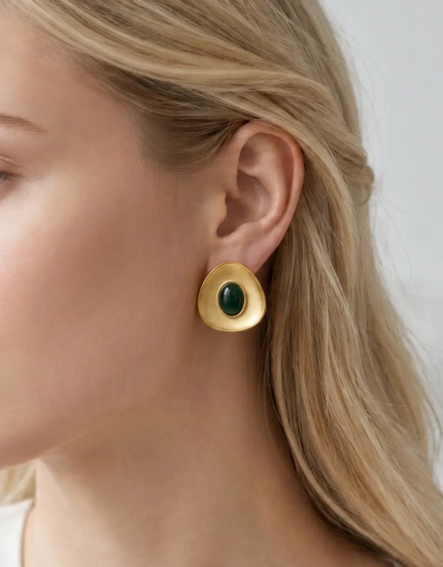 Izoa - Heather Stud Earrings