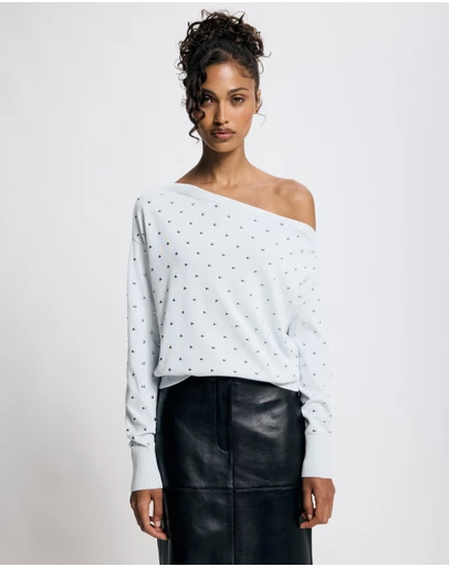 Lover - Ramona Stud Asymmetrical Jumper