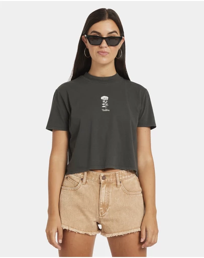 Volcom - Womens Oz Dial Crop T-Shirt