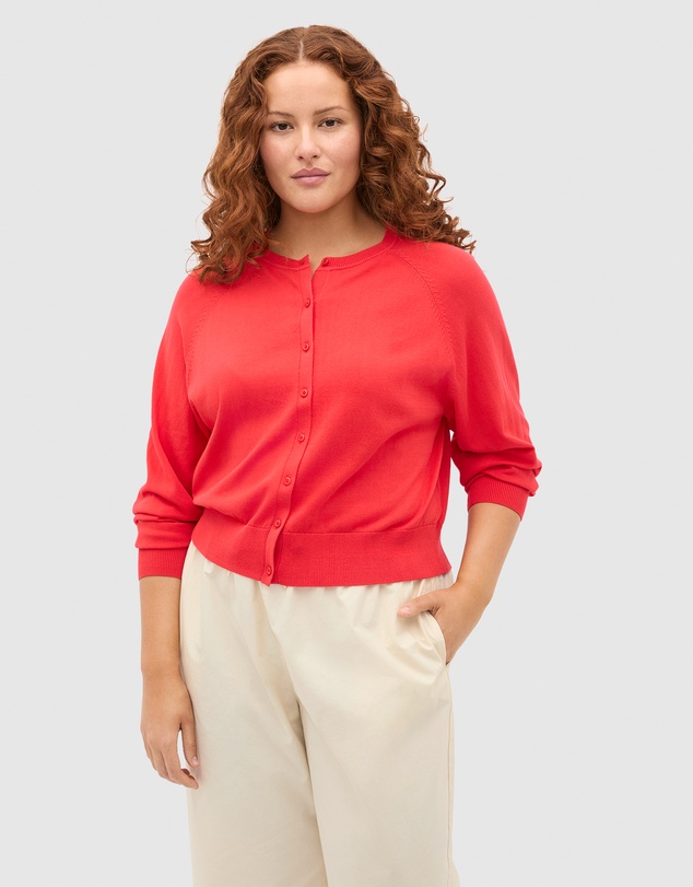 Seed Heritage - Cotton Blend Raglan Cardigan