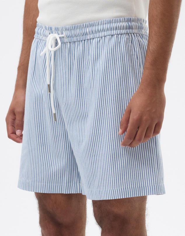 AERE - Striped Relaxed Shorts