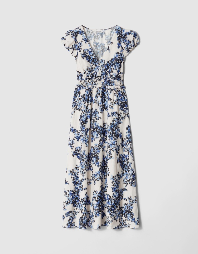 & Other Stories - Bubble-Sleeve Midi Dress