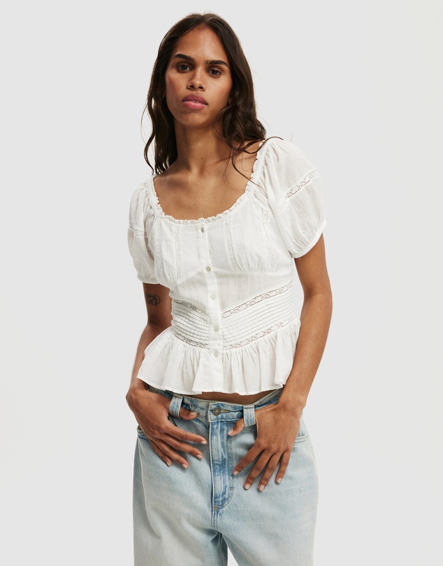 Cotton On - Harper Lace Blouse