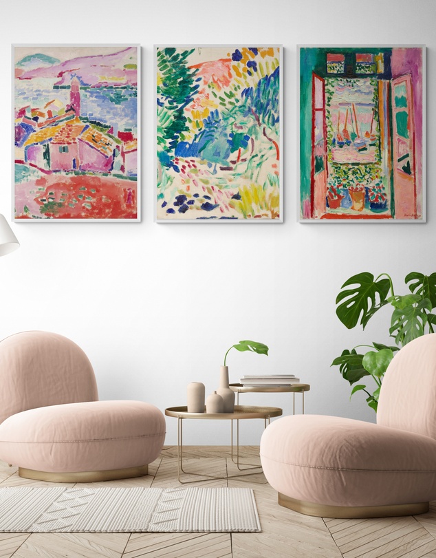 Inka Arthouse - 3x Henri Matisse Art Prints