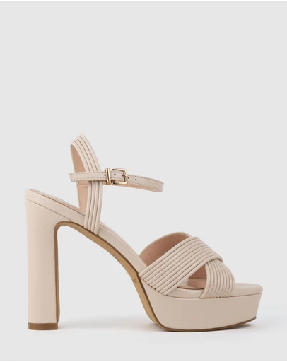 Edward Meller - SORROW110 Tubed Crossover Platform Sandal