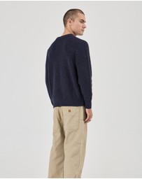 Rolla's - Fishermans Tweed Crew - Navy