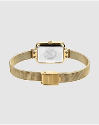 Bering - Petite Square 35mm Gold Watch