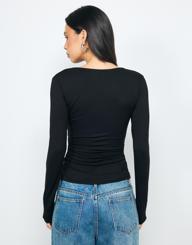 AERE - Heidi V Neck Top