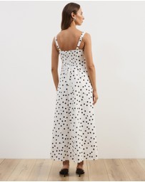 Atmos&Here - Pippa Sleeveless Linen Blend Midi Dress