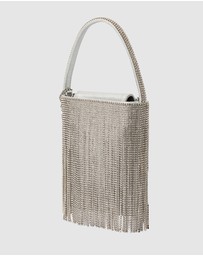 Olga Berg - Billie Crystal Fringe Bag