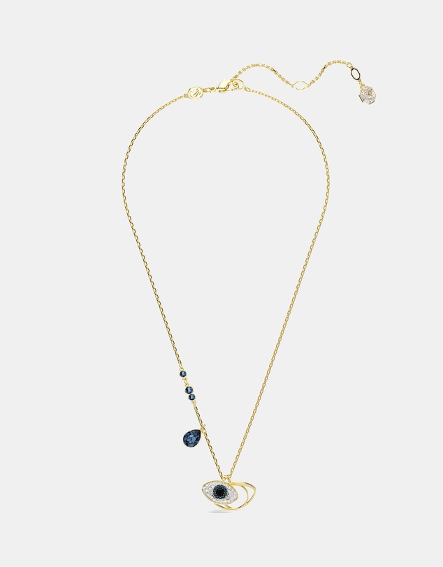 Swarovski - Symbolica pendant, Evil eye, Blue & Gold-Tone Plated
