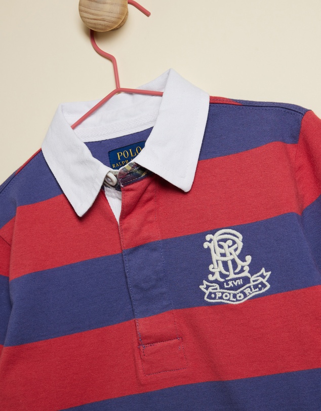 Polo Ralph Lauren - Striped Cotton Jersey Rugby Shirt - Kids