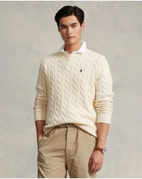 Polo Ralph Lauren - ICONIC EXCLUSIVE - Driver Cable Knit Long Sleeve Sweater