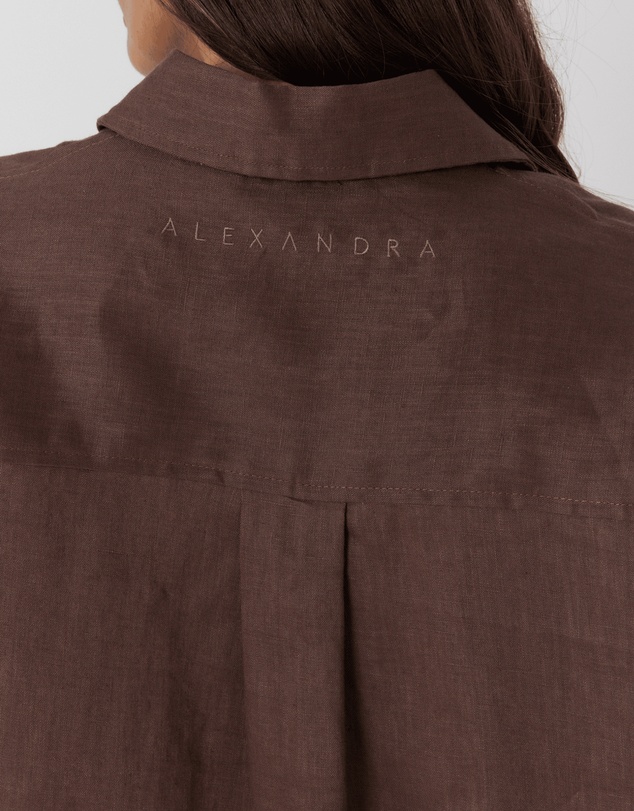 ALEXANDRA - Pluto Shirt Chocolate