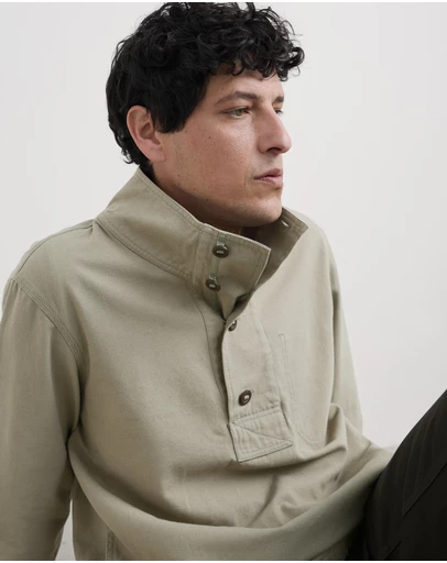 Seasalt - Seasalt Cornwall Green Clay Stone Smock