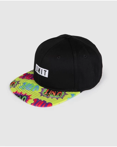 UNIT - UNIT Stomp Youth Flat Peak Snapback Cap