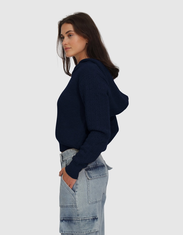 Belle & Bloom - On the Run Knitted Hoodie