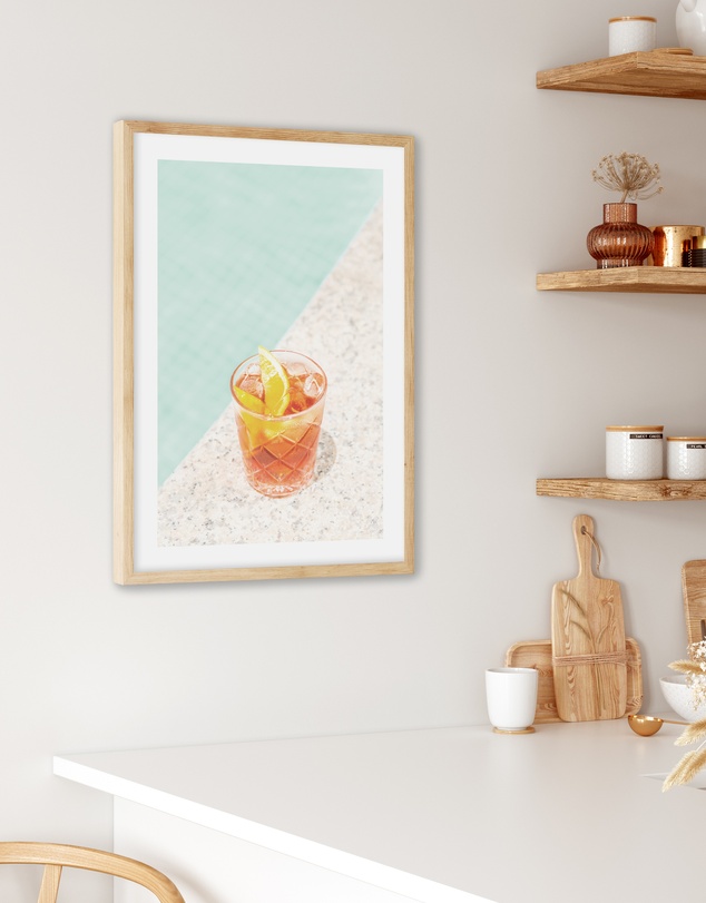 Olive et Oriel - Negroni Art Print