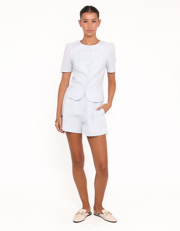 Petal & Pup - Bentley Short Set - Pale Blue