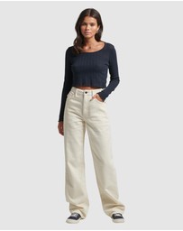 Superdry - Vintage Wide Leg Cord Pants