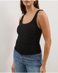 Atmos&Here - Skye Scoop Neck Mesh Tank