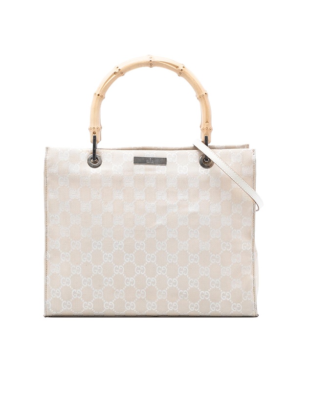Pre-Loved by Azura Reborn - Pre-Loved GG Canvas Bamboo Satchel