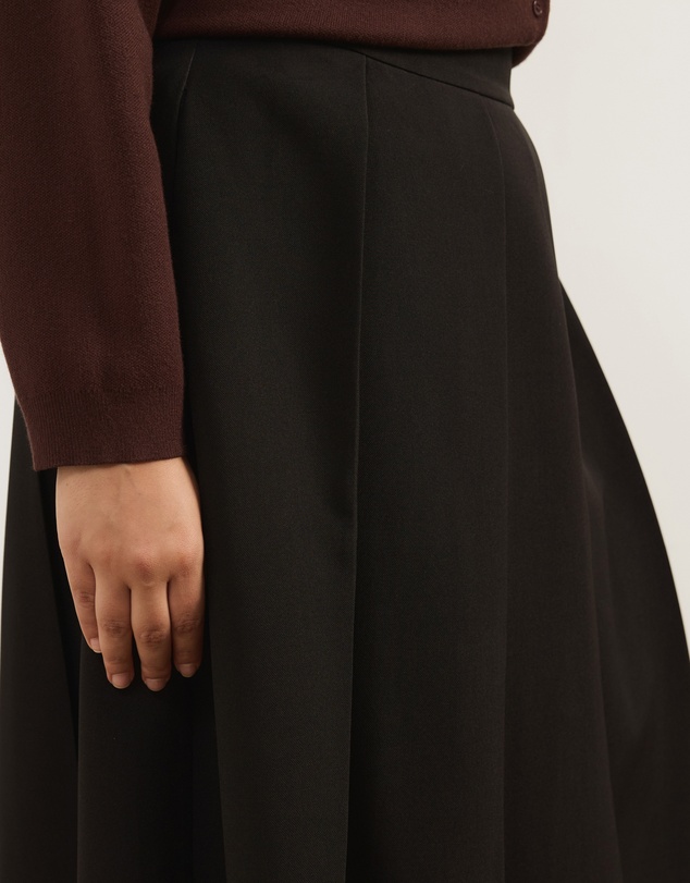 Atmos&Here Curvy - Lux Pleated Midi Skirt