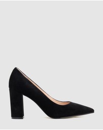 Edward Meller - BRYNLEY85 Block Heel Pointed Pump