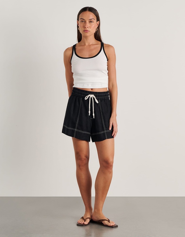 Jag - Gigi Linen Pull On Short