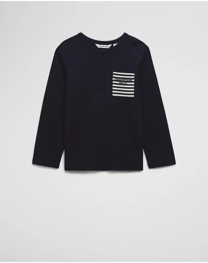 Country Road - Cotton Long Sleeve Pocket T-shirt