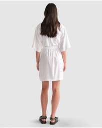 Decjuba - D-Luxe Linen Blend Short Dress