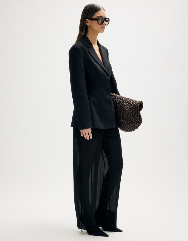 Minima Esenciales - Callan Sheer Wide Leg Pants