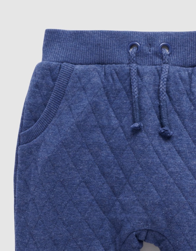 Purebaby - Quilted Track Pants -Kids-Babies