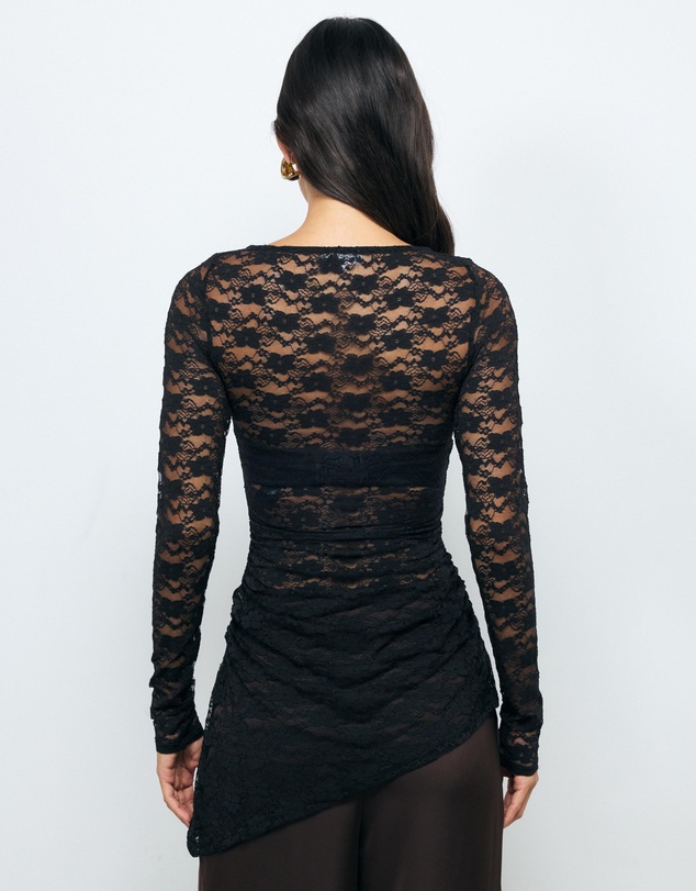 AERE - Ari Lace Asymm Top