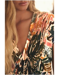 NEXT - Pintuck V-Neck Top