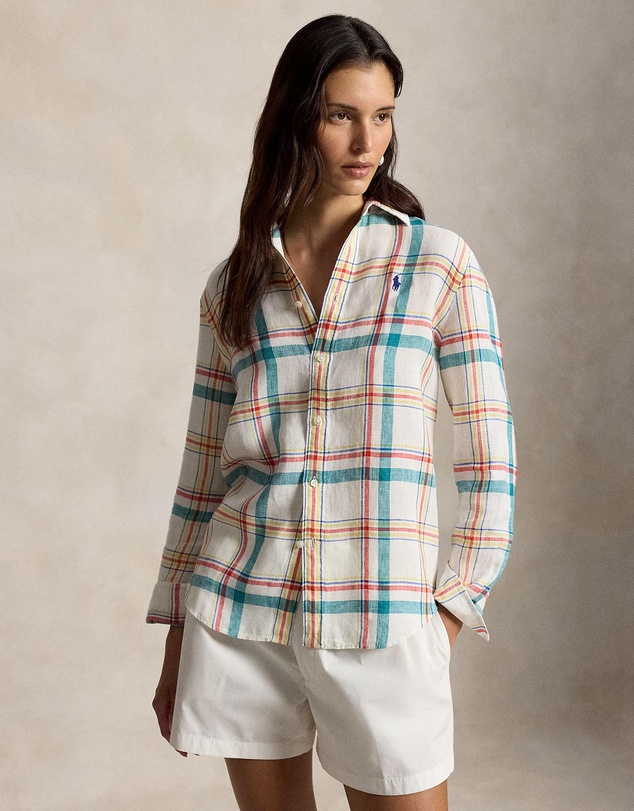 Polo Ralph Lauren - Classic Fit Plaid Linen Shirt