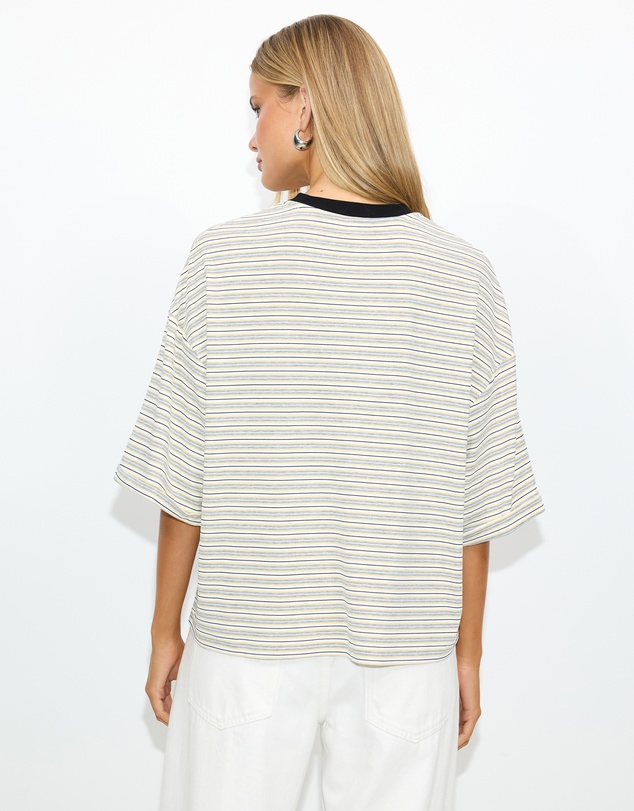 Dazie - Serve Stripe T-Shirt