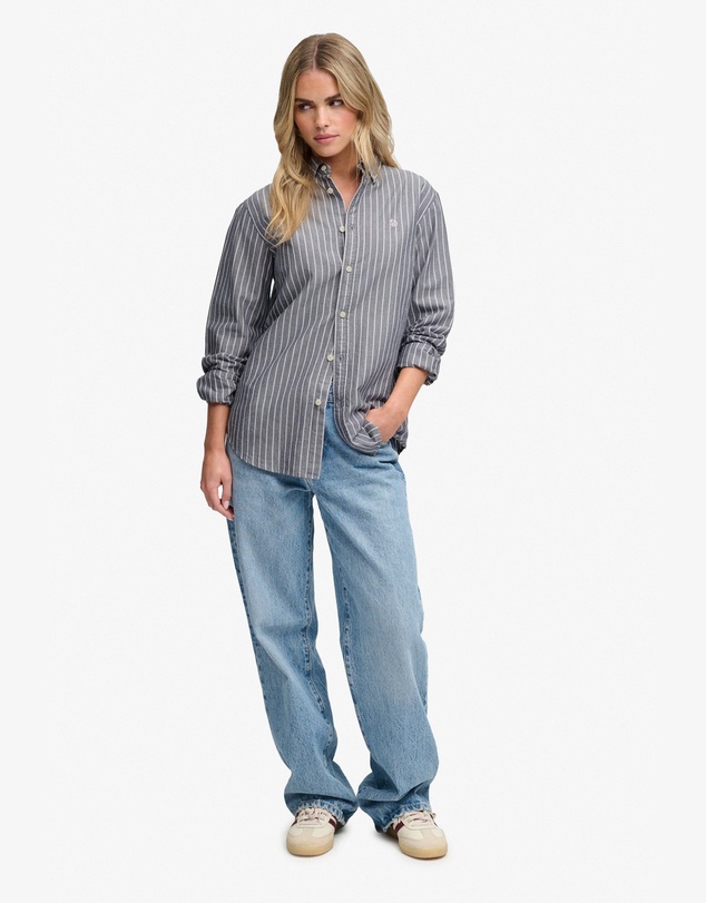 Superdry - Slim Oxford Button Down Long Sleeve Shirt