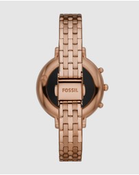 Fossil - Monroe HR Rose Gold-Tone Hybrid Smartwatch FTW7037