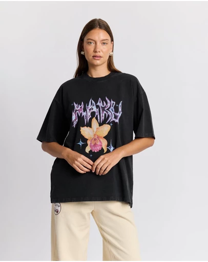 MAKU - Chrome Flower Oversized Tee