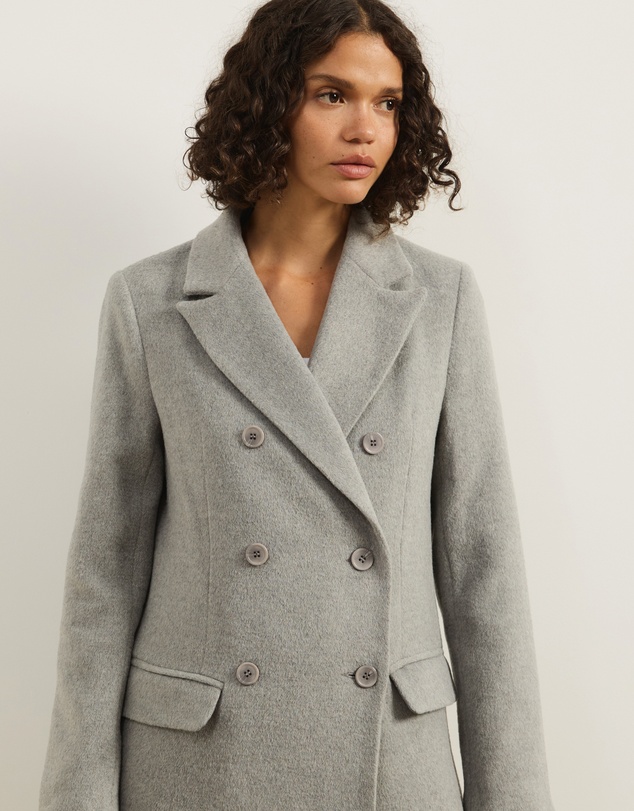 Atmos&Here - Rhiannon Wool Blend Tailored Coat