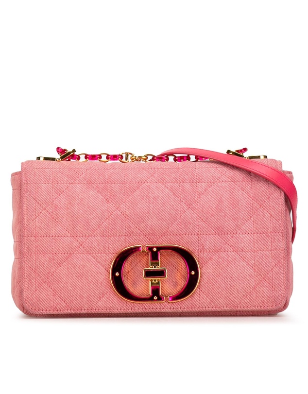 Pre-Loved by Azura Reborn - Pre-Loved Dior Caro Denim Crossbody Bag -